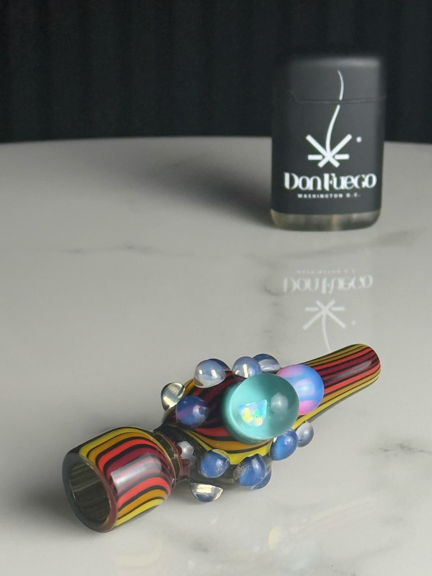 Fire Fade Opal Chillum