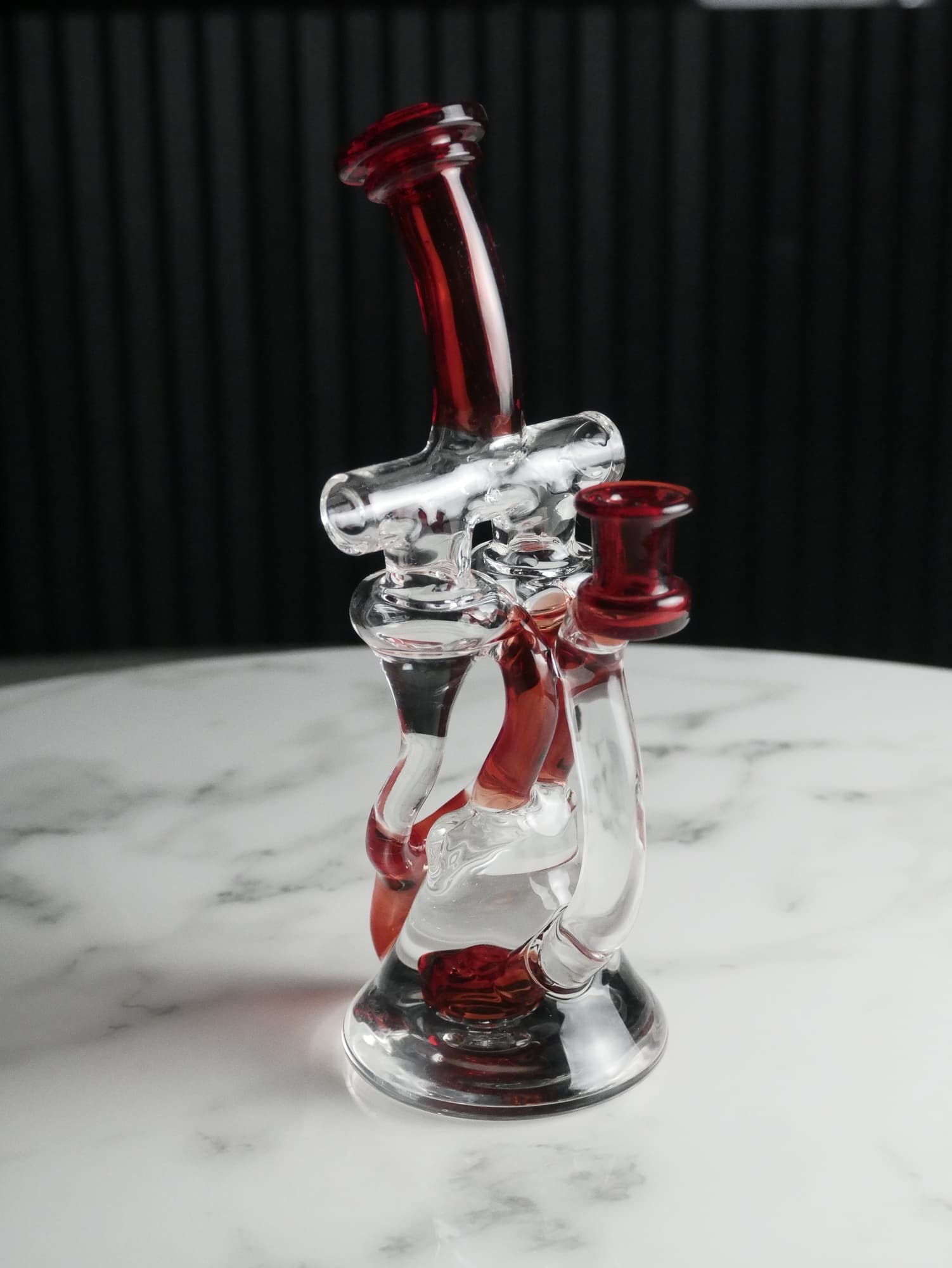 Double Domer Quad Uptake Recycler | Red