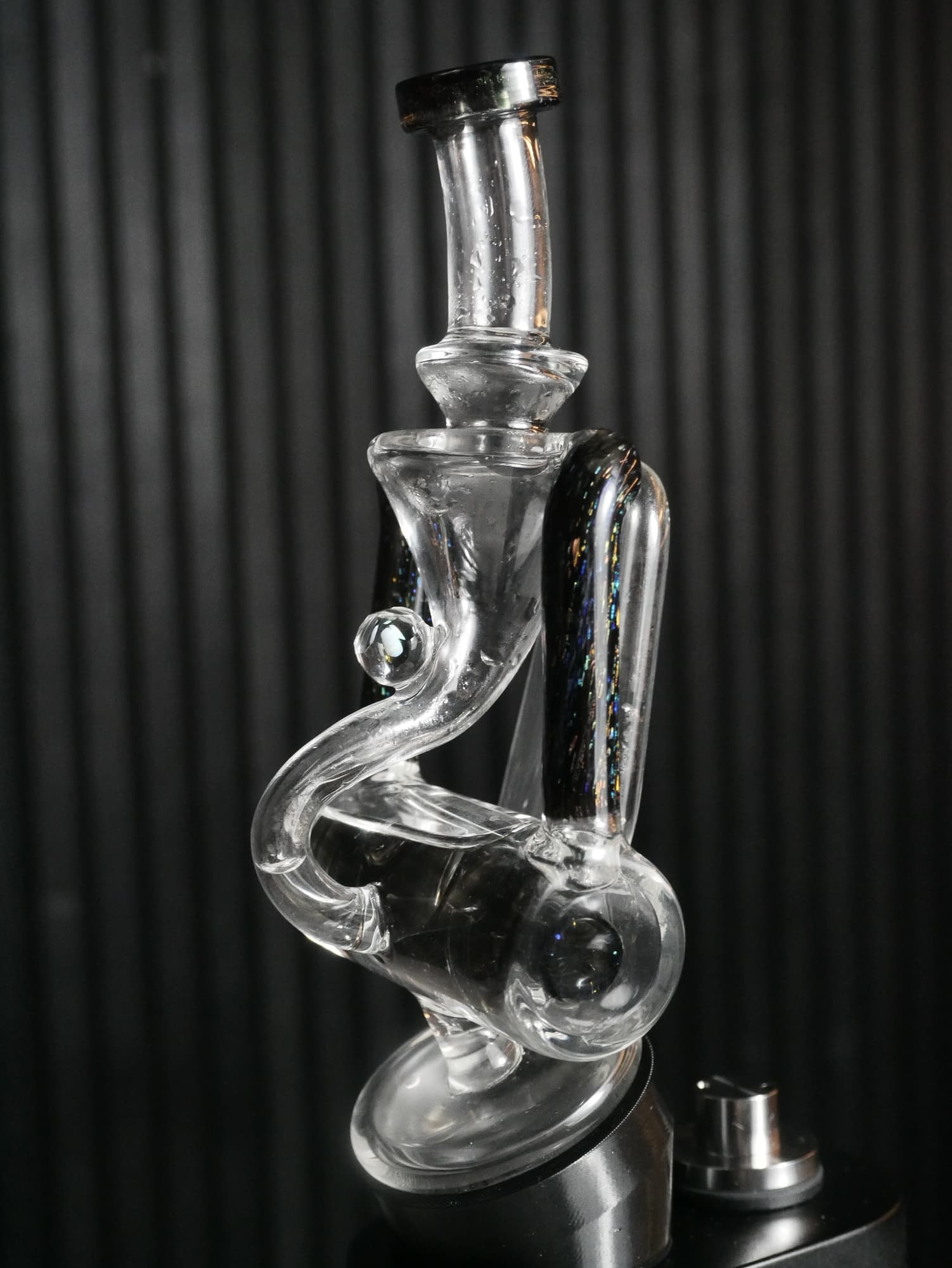 Iridescent Glass | Inline Puffco Peak Attachment