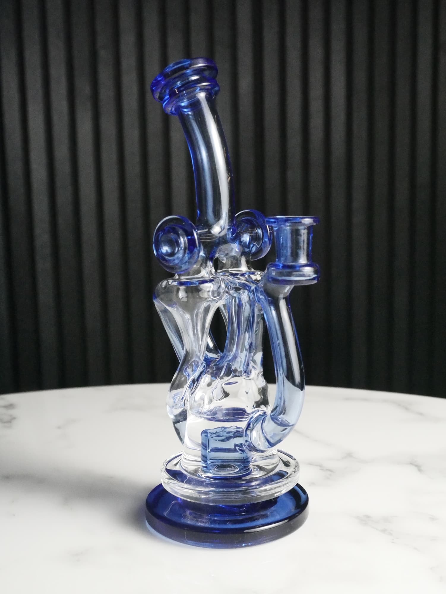 Double Domer Quad Uptake Recycler | Blue