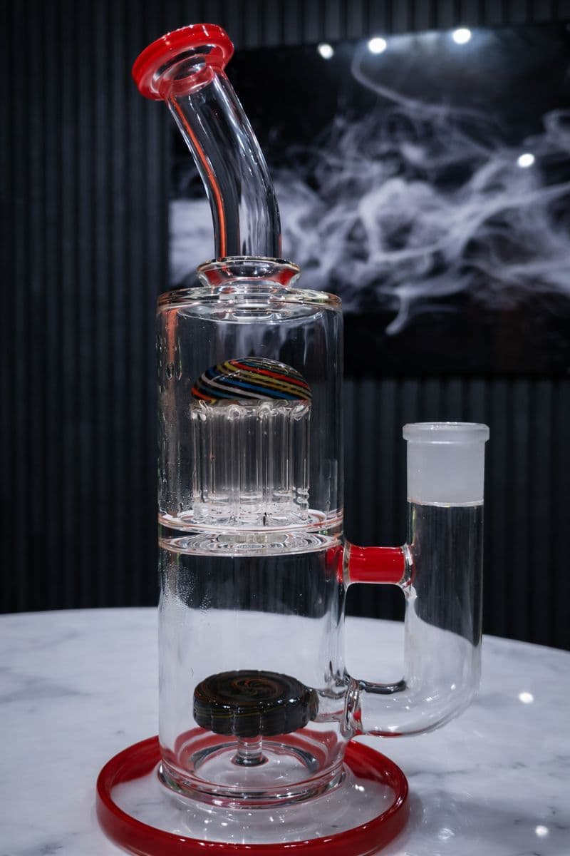 EG | Lollipop Tube Bubbler | Red