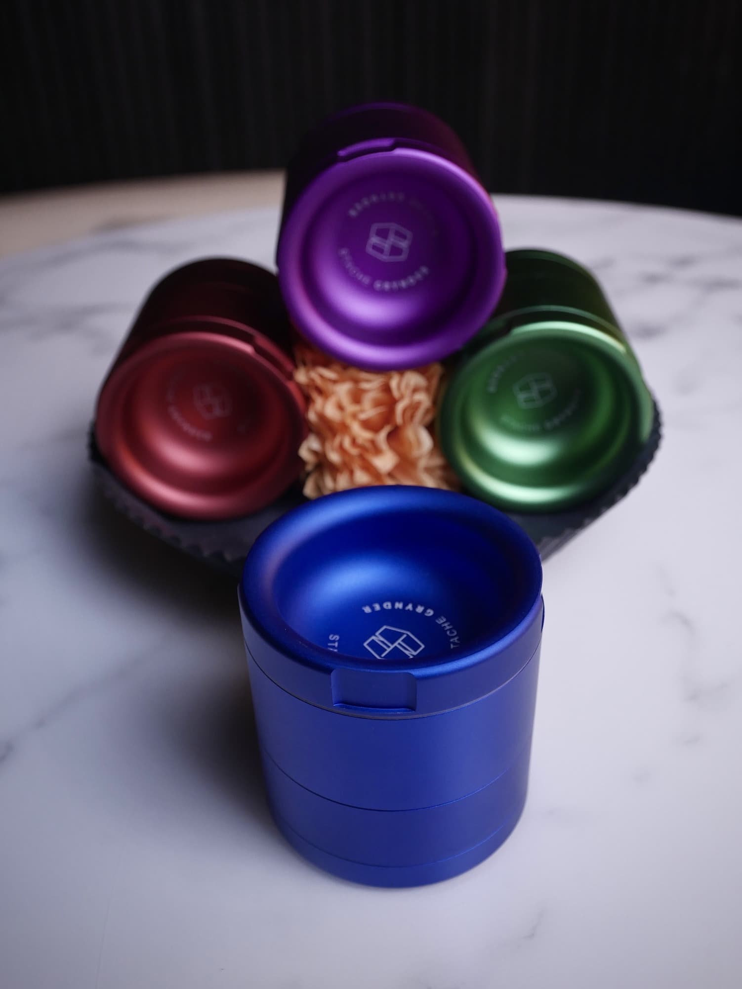 Stache | Grinder | Silver 4pc