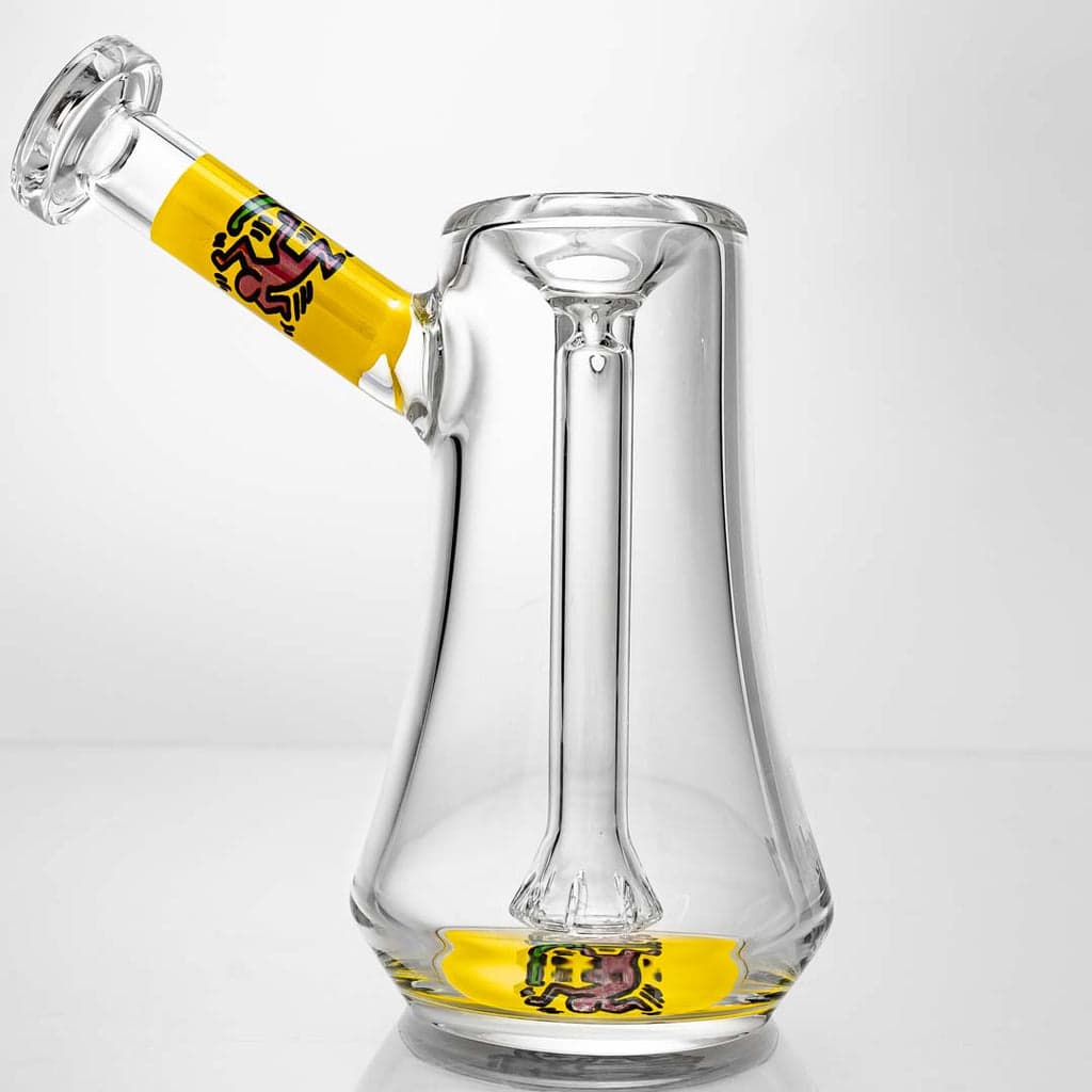 Keith Haring™ Glass Art Bubbler — Collector Display Piece
