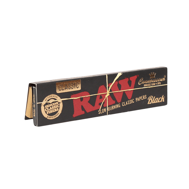 RAW | Papers | Classic Black 1 1/4 | 50pk