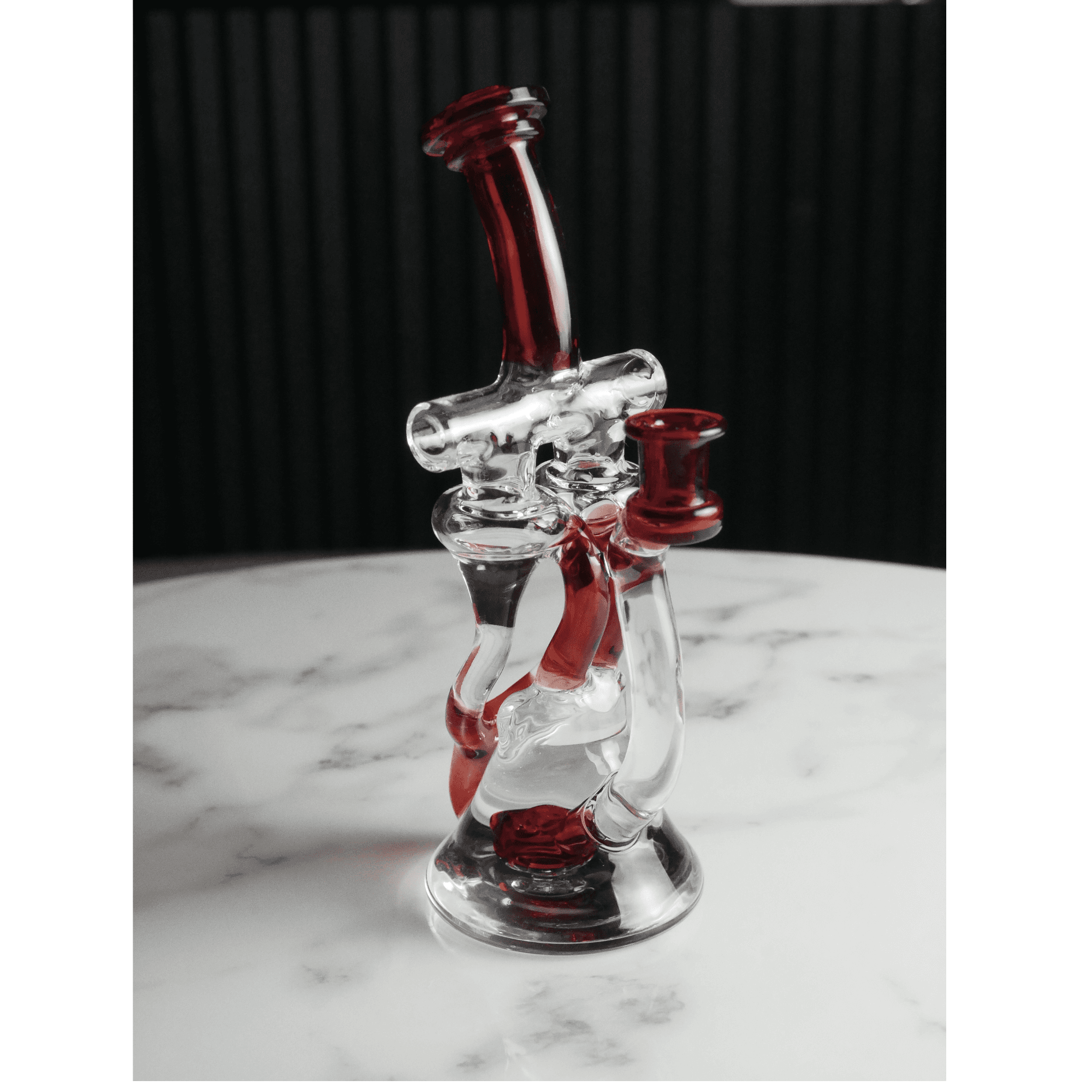 Double Domer Quad Uptake Recycler | Red