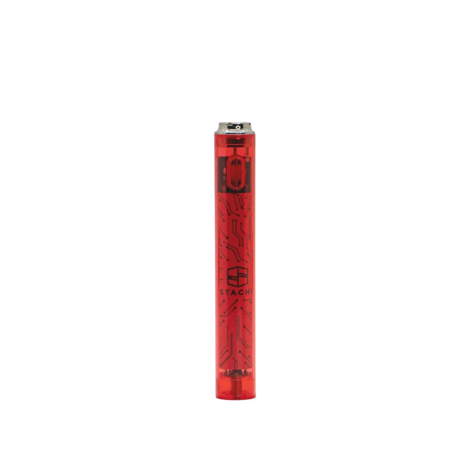 Stache | SLIM 510 Battery | Red Transparent